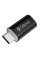 Переходник Celebrat CA-02 OTG Adapter Type-C на Lightning Connector Чорний
