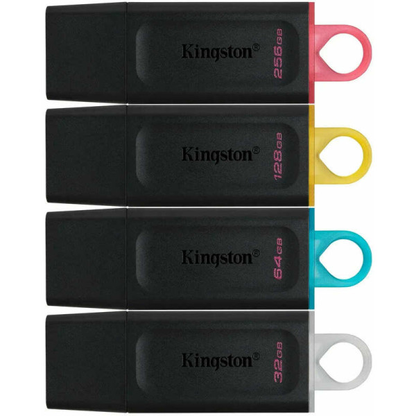 Флеш-пам'ять USB-Flash Kingston DataTraveler Exodia 128GB USB 3.2 Gen 1 (Black) DTX/128GB