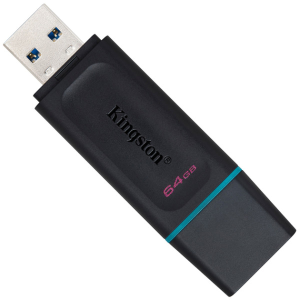 Флеш-пам'ять USB-Flash Kingston DataTraveler Exodia 64GB USB 3.2 Gen 1 (Black) DTX/64GB