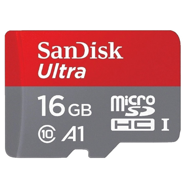 Карта памяти microSDHC SanDisk 16 ГБ 98 МБ/с Class 10