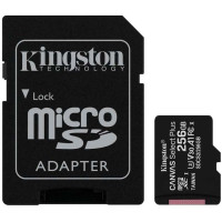 Карта пам'яті Kingston Canvas Select Plus 256GB microSDXC З адаптером Class 10