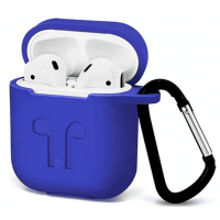 Чохол для навушників Apple AirPods з карабіном Royal Blue
