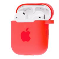 Чехол для наушников Apple AirPods з логотипом Coral