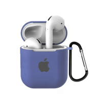 Чохол для навушників Apple AirPods з логотипом Lavender Gray