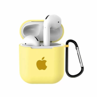 Чехол для наушников Apple AirPods з логотипом Mellov Yellow