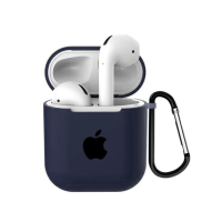 Чохол для навушників Apple AirPods з логотипом Midnight Blue