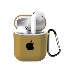 Чехол для наушников Apple AirPods з логотипом Mustard