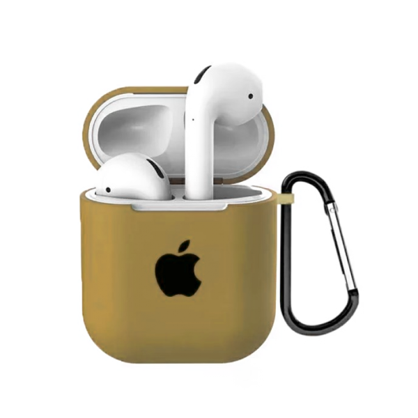 Чехол для наушников Apple AirPods з логотипом Mustard