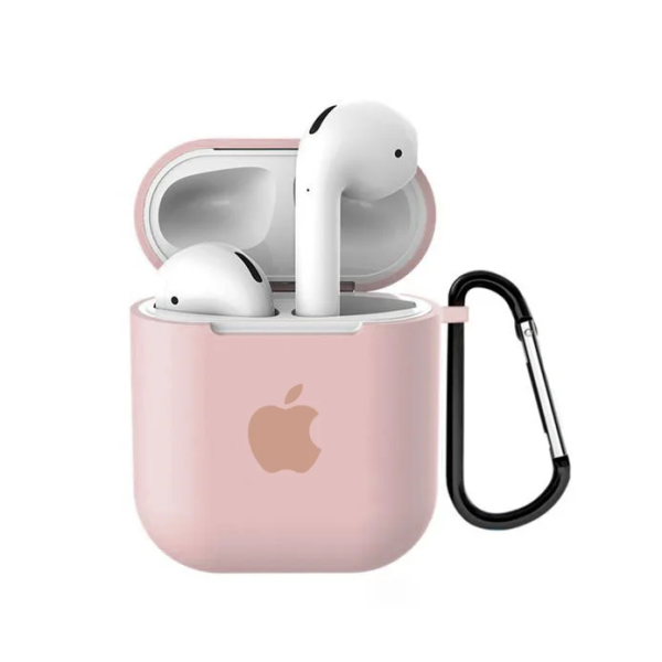 Чехол для наушников Apple AirPods з логотипом Pink Sand