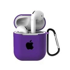 Чехол для наушников Apple AirPods с логотипом Purple
