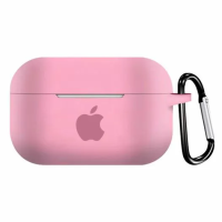 Чохол для навушників AirPods PRO с логотипом Light Pink