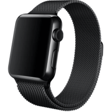 Ремінець Міланська петля (Milanese Loop) для Apple Watch 42mm/44mm Black