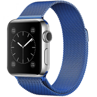 Ремешок Миланская петля (Milanese Loop) для Apple Watch 38mm/40mm Синий