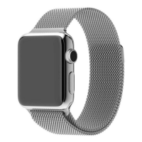 Ремінець Міланська петля (Milanese Loop) для Apple Watch 38mm/40mm Silver
