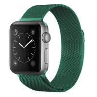 Ремешок Миланская петля (Milanese Loop) для Apple Watch 42mm/44mm Зеленый