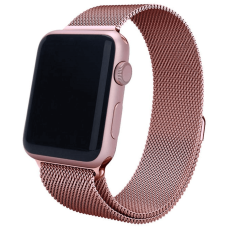 Ремінець Міланська петля (Milanese Loop) для Apple Watch 42mm/44mm Pink