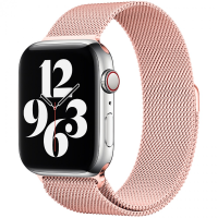Ремінець Міланська петля (Milanese Loop) для Apple Watch 42mm/44mm Pink Sand
