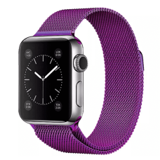 Ремінець Міланська петля (Milanese Loop) для Apple Watch 42mm/44mm Purple