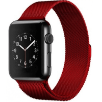 Ремінець Міланська петля (Milanese Loop) для Apple Watch 38mm/40mm Red