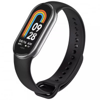Силиконовый ремешок для Xiaomi Mi Band 5/6/7 Black 