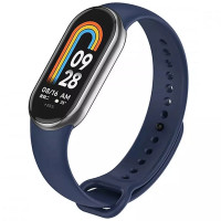 Силіконовий ремінець для Xiaomi Mi Band 5/6/7 Midnight Blue