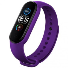 Силіконовий ремінець для Xiaomi Mi Band 5/6/7 Violet