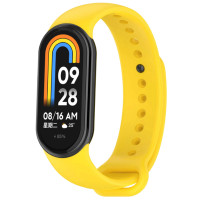 Силиконовый ремешок для Xiaomi Mi Band 8/9 Yellow 