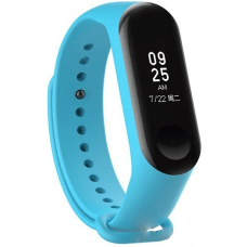 Силіконовий ремінець для Xiaomi Mi Band 3 Blue