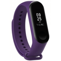 Силиконовый ремешок для Xiaomi Mi Band 3 Фиолетовый