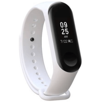 Силіконовий ремінець для Xiaomi Mi Band 3 White