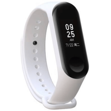 Силіконовий ремінець для Xiaomi Mi Band 3 White