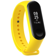 Силіконовий ремінець для Xiaomi Mi Band 3 Yellow