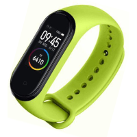 Силиконовый ремешок для Xiaomi Mi Band 4 Зеленый