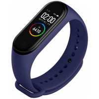Силіконовий ремінець для Xiaomi Mi Band 4 Midnight Blue