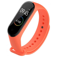 Силиконовый ремешок для Xiaomi Mi Band 4 Оранжевый