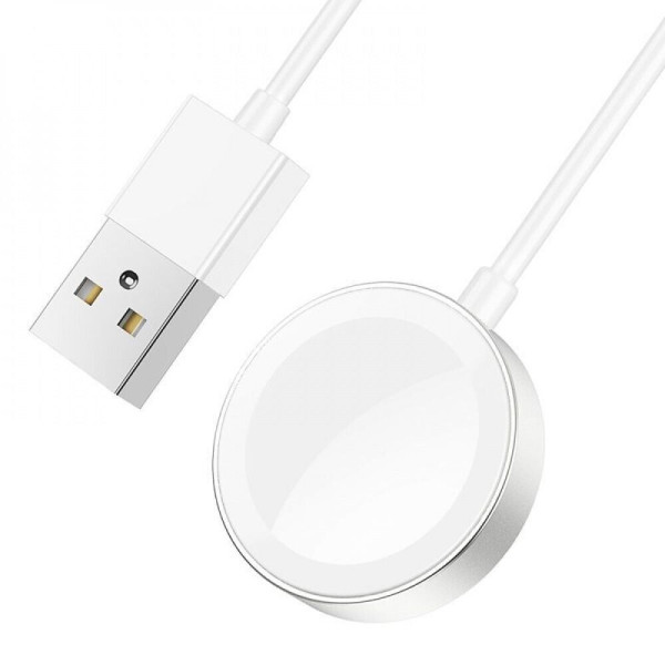 Бездротовий зарядний пристрій Hoco CW39 Wireless charger for iWatch (USB) White