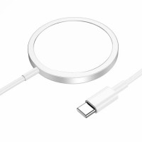 Бездротовий зарядний пристрій Hoco CW28 Original Magnetic 15W 2A White