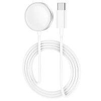  Беспроводное зарядное устройство Hoco CW39C для Apple Watch 7/6/5/4/3/2/1/SE Білий