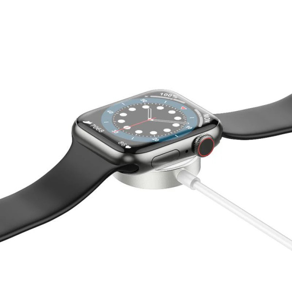  Беспроводное зарядное устройство Hoco CW39C для Apple Watch 7/6/5/4/3/2/1/SE Білий