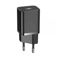 Сетевое зарядное устройство Baseus Super Si Quick Charger 1C 20W EU Black CCSUP-B01 Black