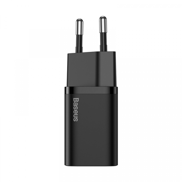 Сетевое зарядное устройство Baseus Super Si Quick Charger 1C 20W EU Black CCSUP-B01