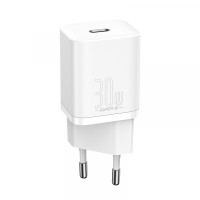 Мережевий зарядний пристрій Baseus Super Si Quick Charger 1C 30W EU White