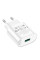Мережевий зарядний пристрій HOCO C109A Fighter 1USB/18W/QC3.0 White