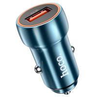 Автомобильное зарядное устройство Hoco Z46 Blue Shield 1 USB/2A Синій
