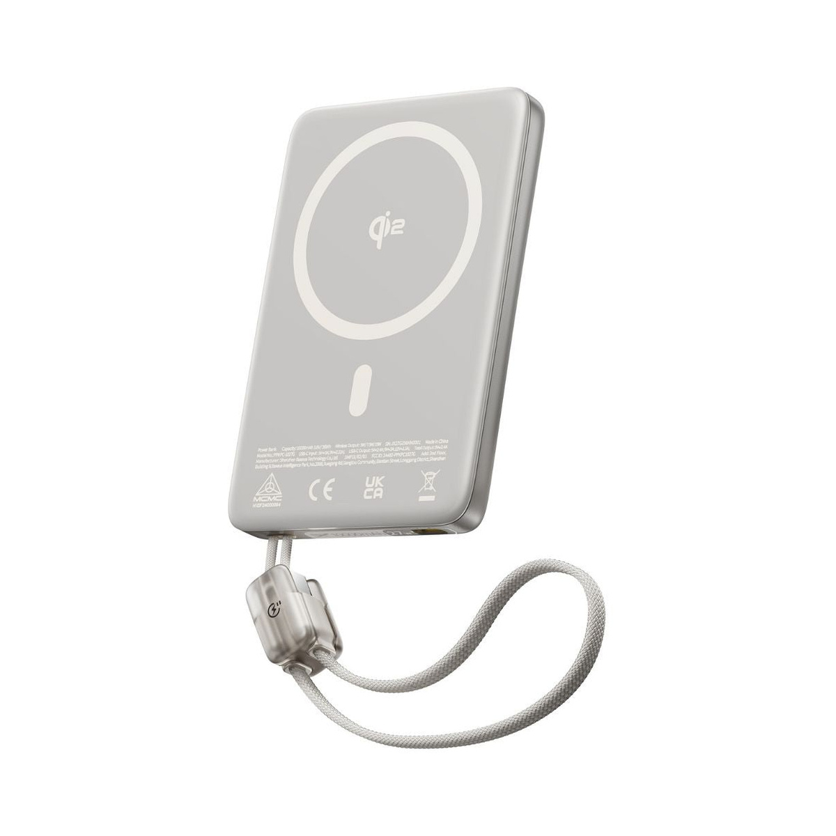Магнітний зовнішній акумулятор Baseus PicoGo AM41 10000mAh 27W Titanium